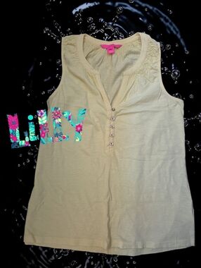 *1295 Lilly Pullitzer tank summer top Women size S
